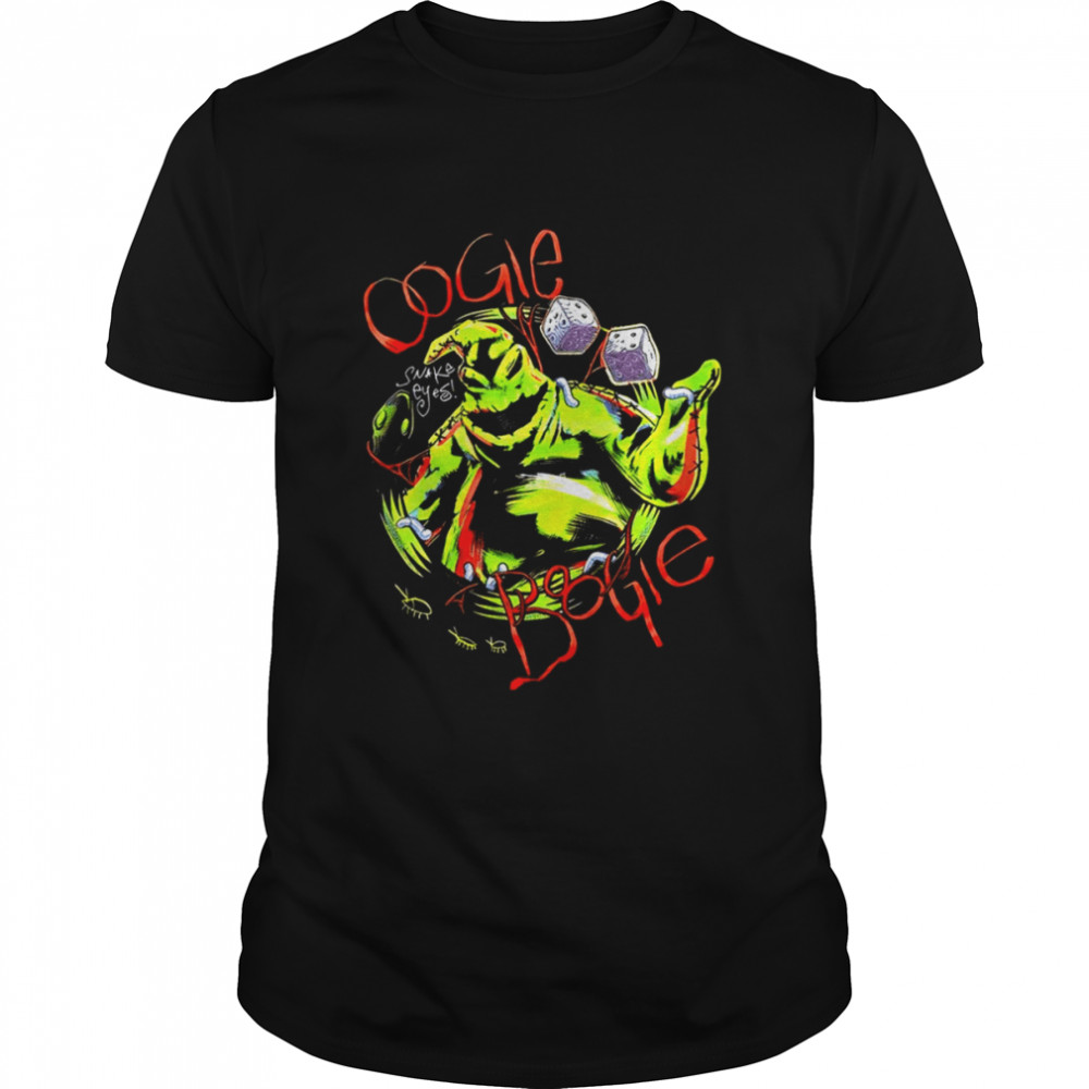 The Nightmare Before Christmas Oogie Boogie Dice Scary Movie shirt Classic Men's T-shirt