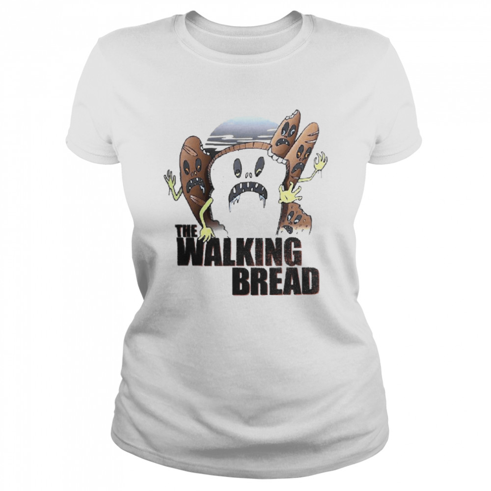 The Walking Bread Walking Dead Zombie Horror shirt Classic Women's T-shirt