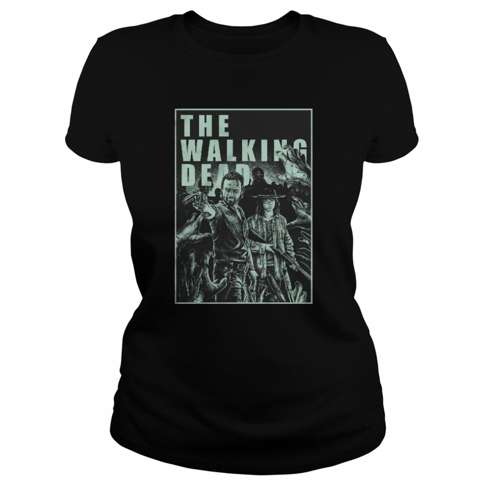 The Walking Dead Zombie Night Of The Living Dead shirt Classic Women's T-shirt