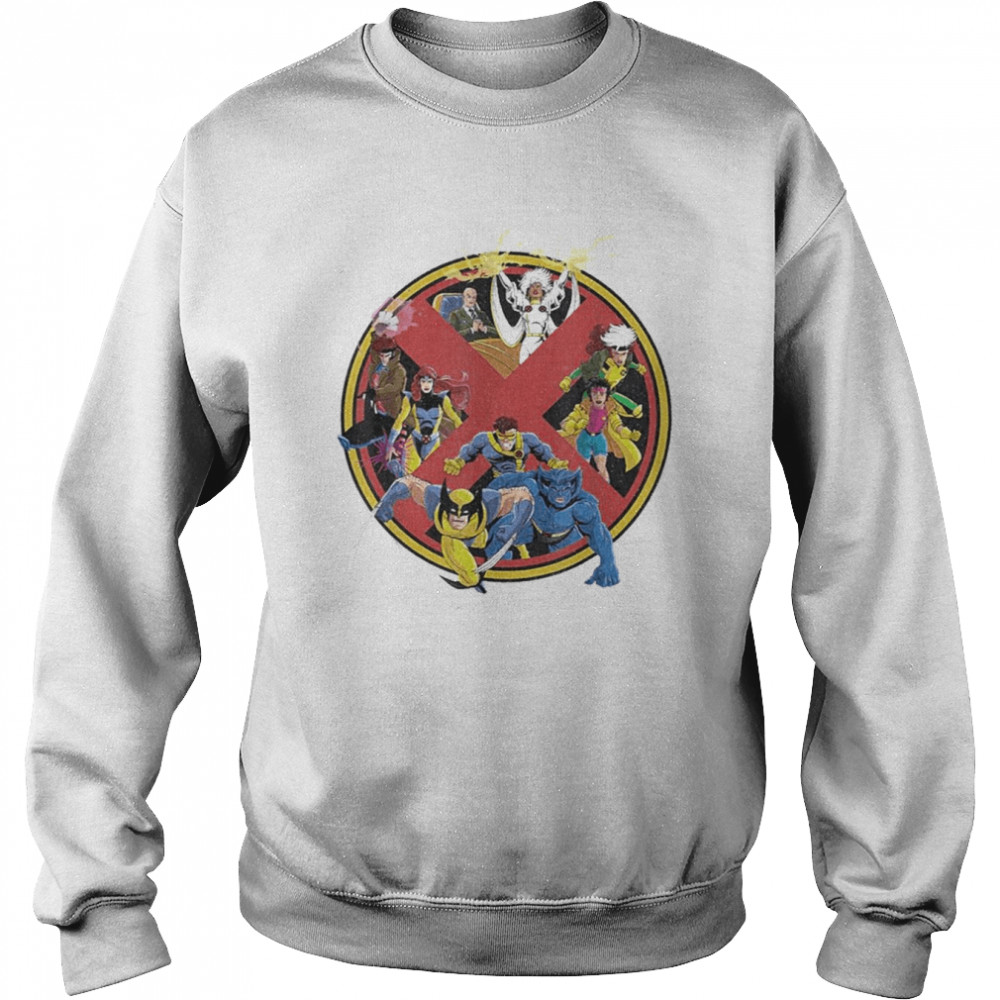 X-Men Animated Series Logo Retro 90s Unisex Sweatshirt