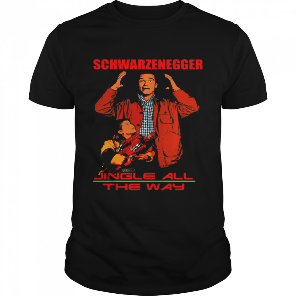 Xmas Jingle All The Way Scwarzenegger Vintage shirt Classic Men's T-shirt
