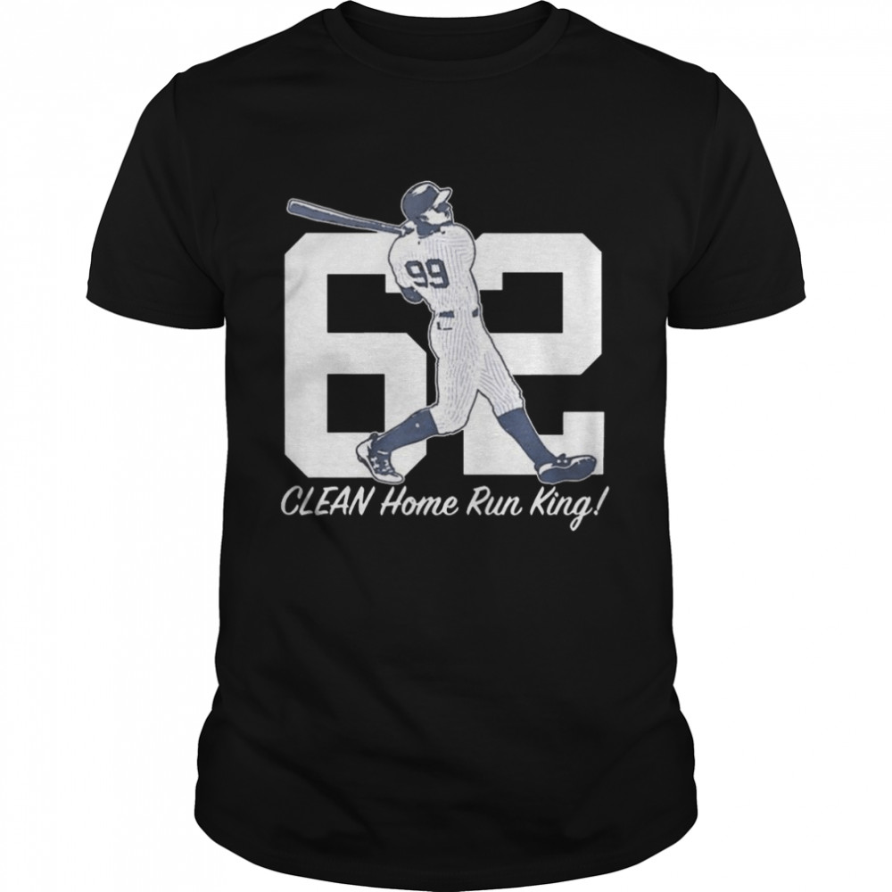 Aaron Judge New York Yankees 62 Clean home run King Shirt