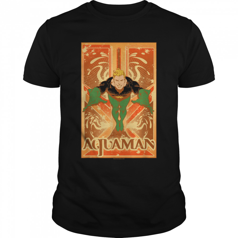 Aquaman Poster T-Shirt B07P34QV2V
