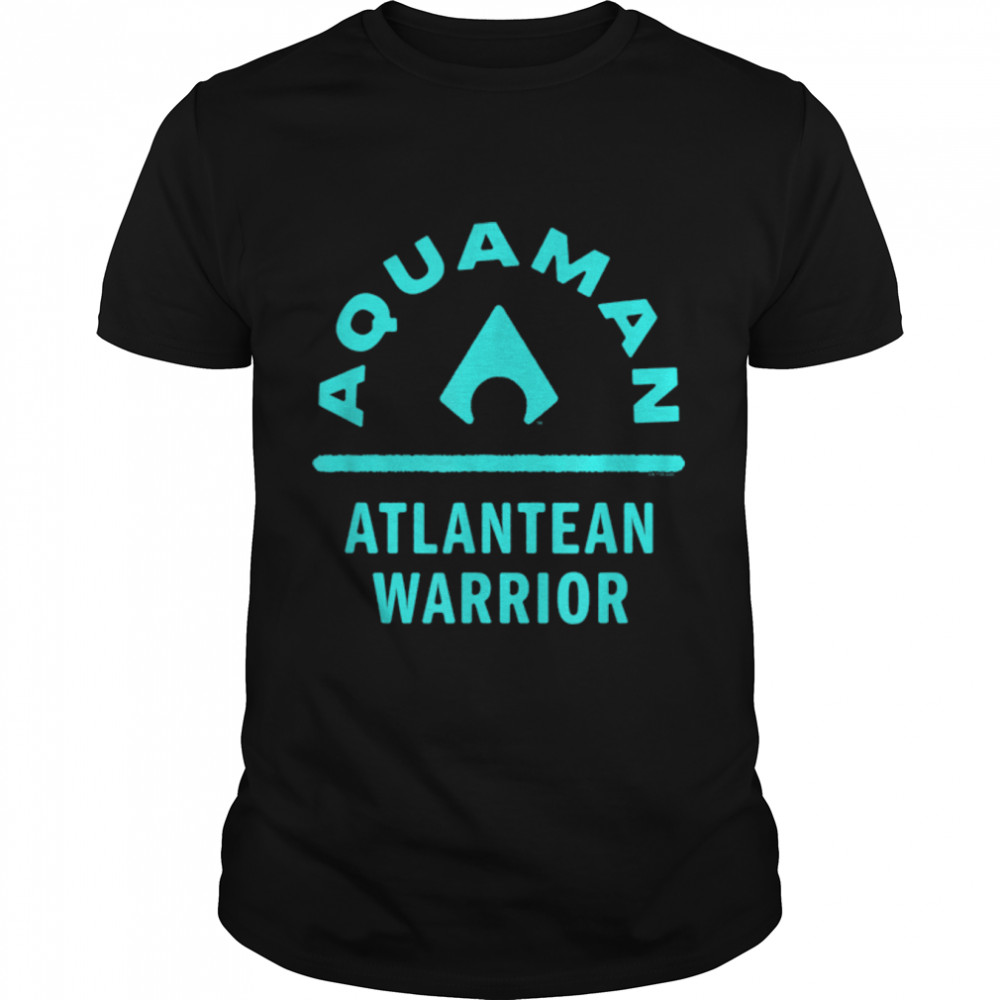 DC Comics Aquaman Atlantean Warrior Comic Logo T-Shirt B0B5VZW5DK