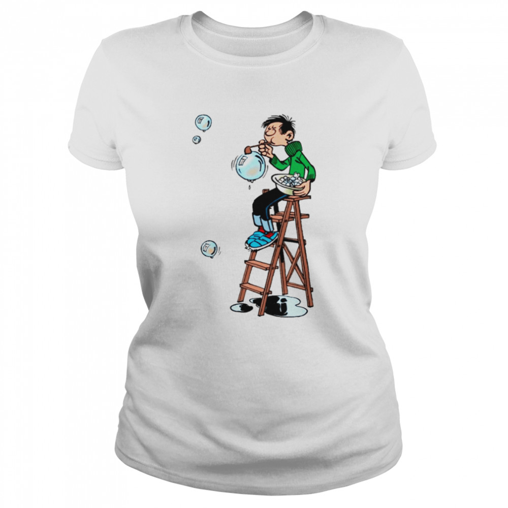 Gaston Lagaffe Bubble shirt Classic Women's T-shirt