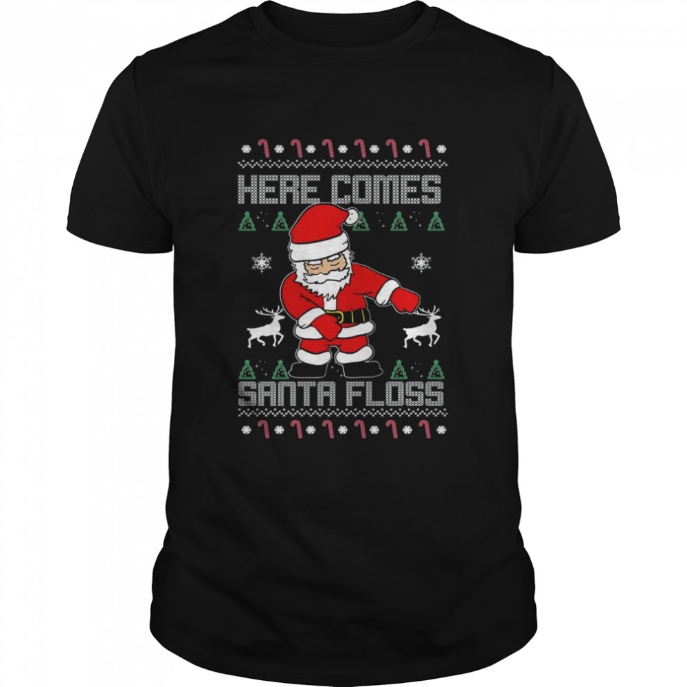 Here Comes Santa Floss shirt Classic Men's T-shirt