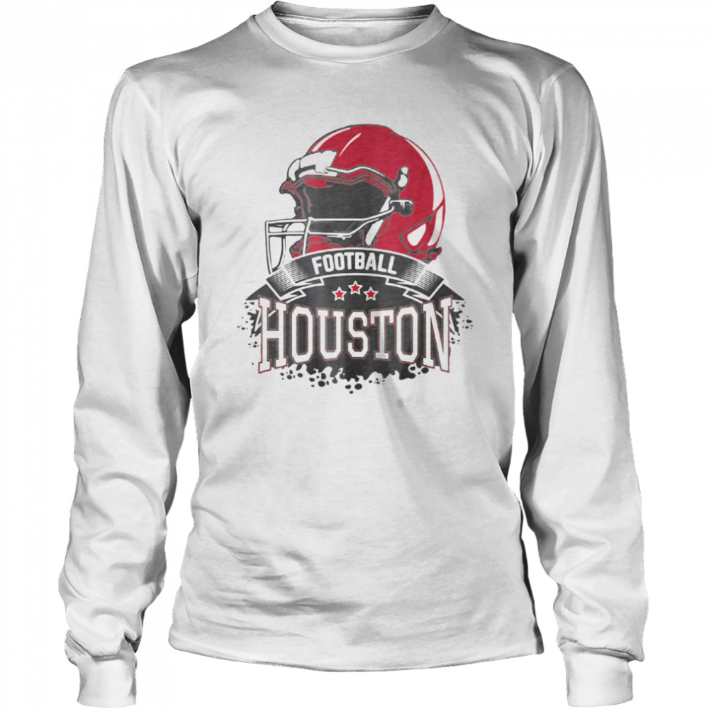 Houston Football Retro Houston Vintage Houston Texas Sunday Football shirt Long Sleeved T-shirt