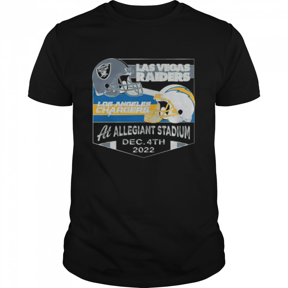 Las Vegas Raiders Vs Los Angeles Chargers At Allegiant Stadium Dec 4th 2022  Classic Men's T-shirt