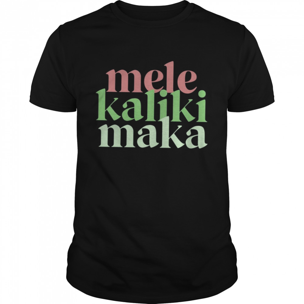 Mele Kalikimaka Tank Top Vintage Christmas Shirt