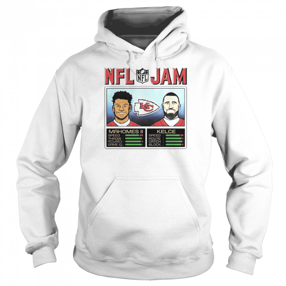 Nfl Jam Chiefs Mahomes And Kelce Tee Shirt - Teecandal