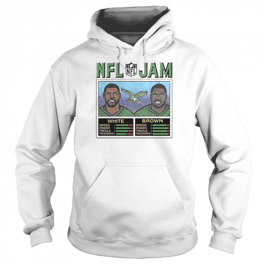 NFL Jam Philadelphia Eagles Reggie White and Jerome Brown 2022 shirt,  hoodie, sweater, long sleeve and tank top