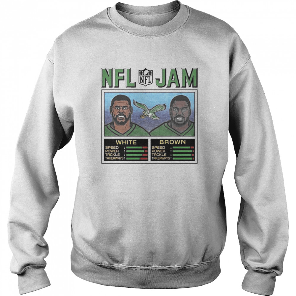 NFL Jam Philadelphia Eagles Reggie White and Jerome Brown 2022 shirt -  Trend T Shirt Store Online