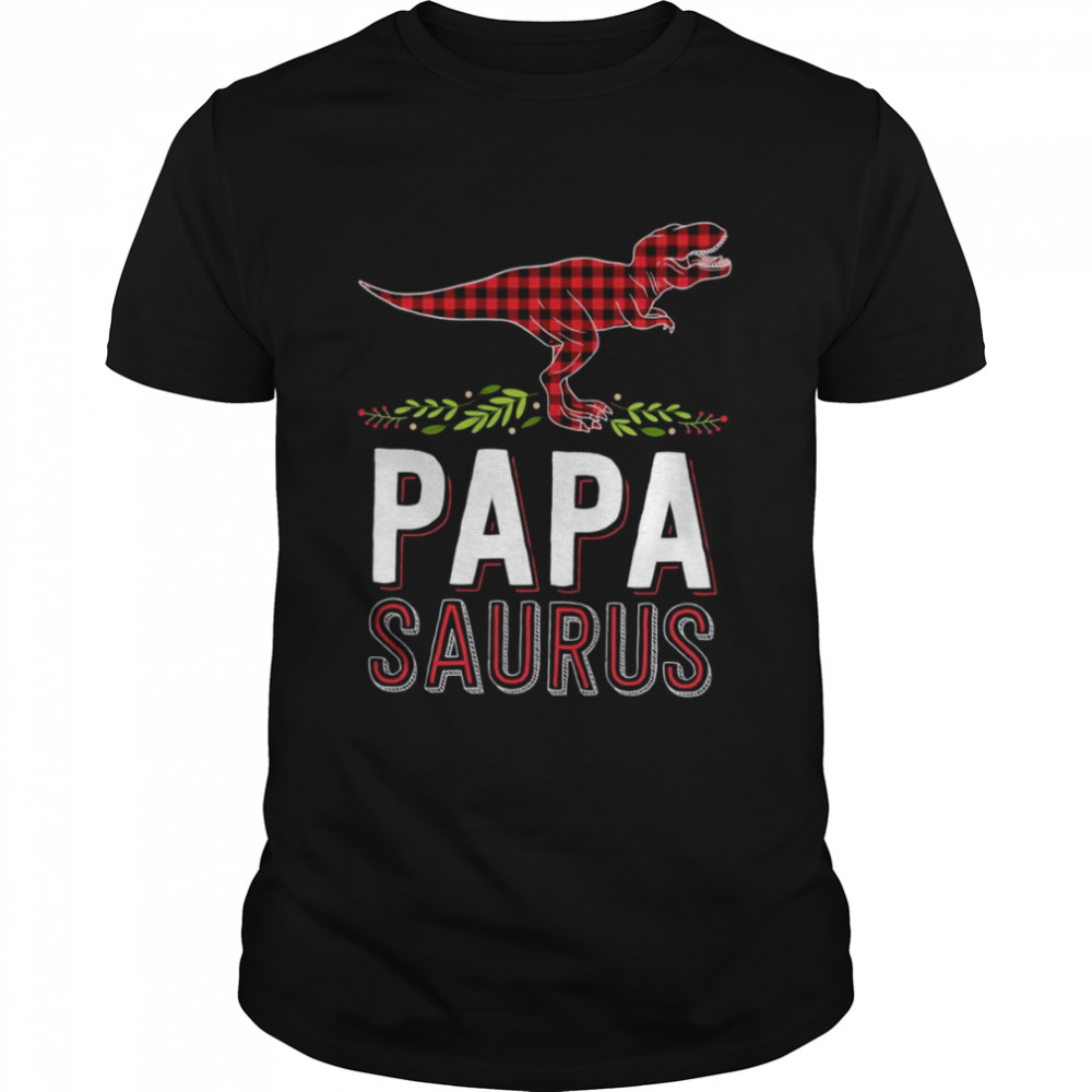 Papa Saurus Christmas T-Shirt