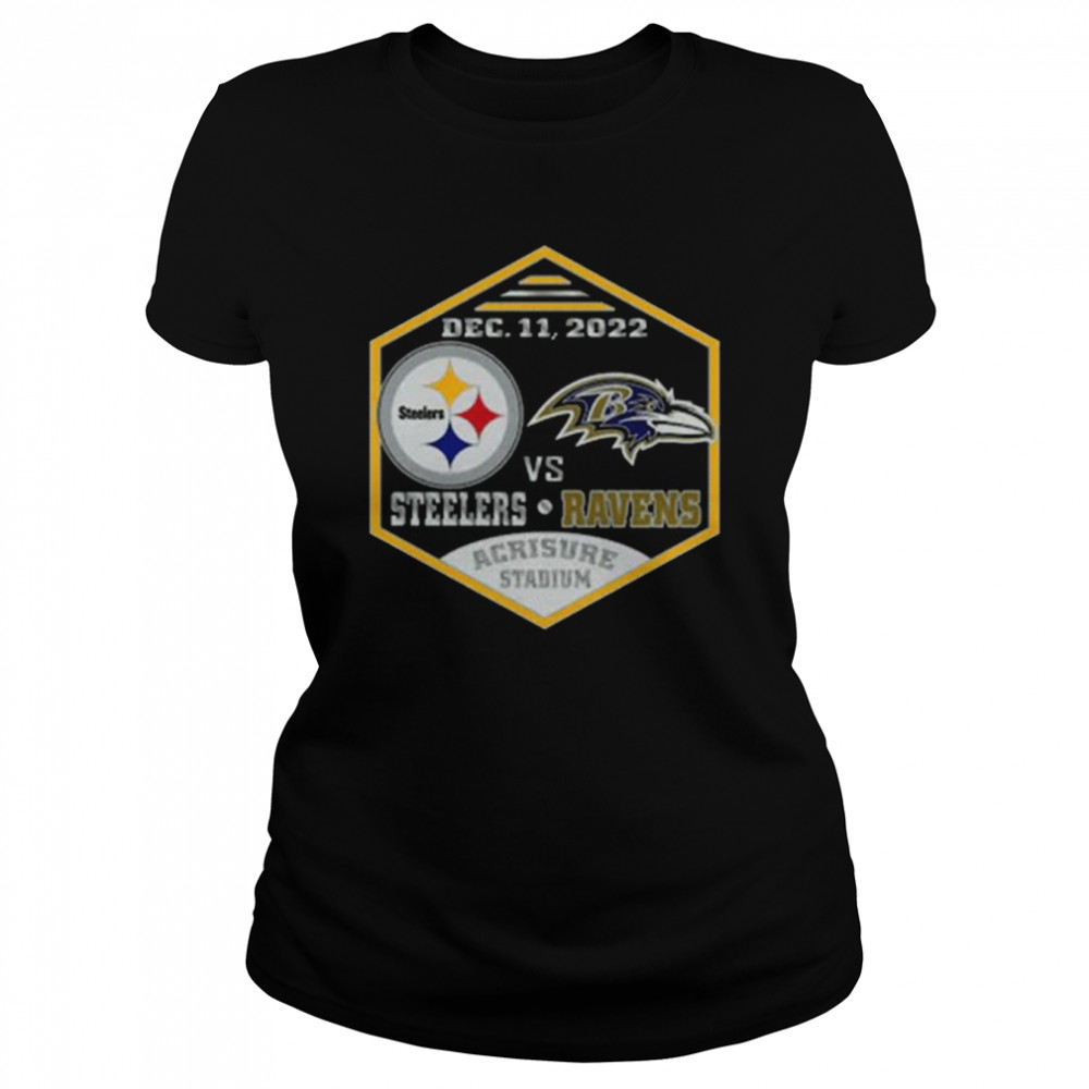 Pittsburgh Steelers Vs Baltimore Ravens Dec 11 2022 Acrisure Stadium Classic Women's T-shirt