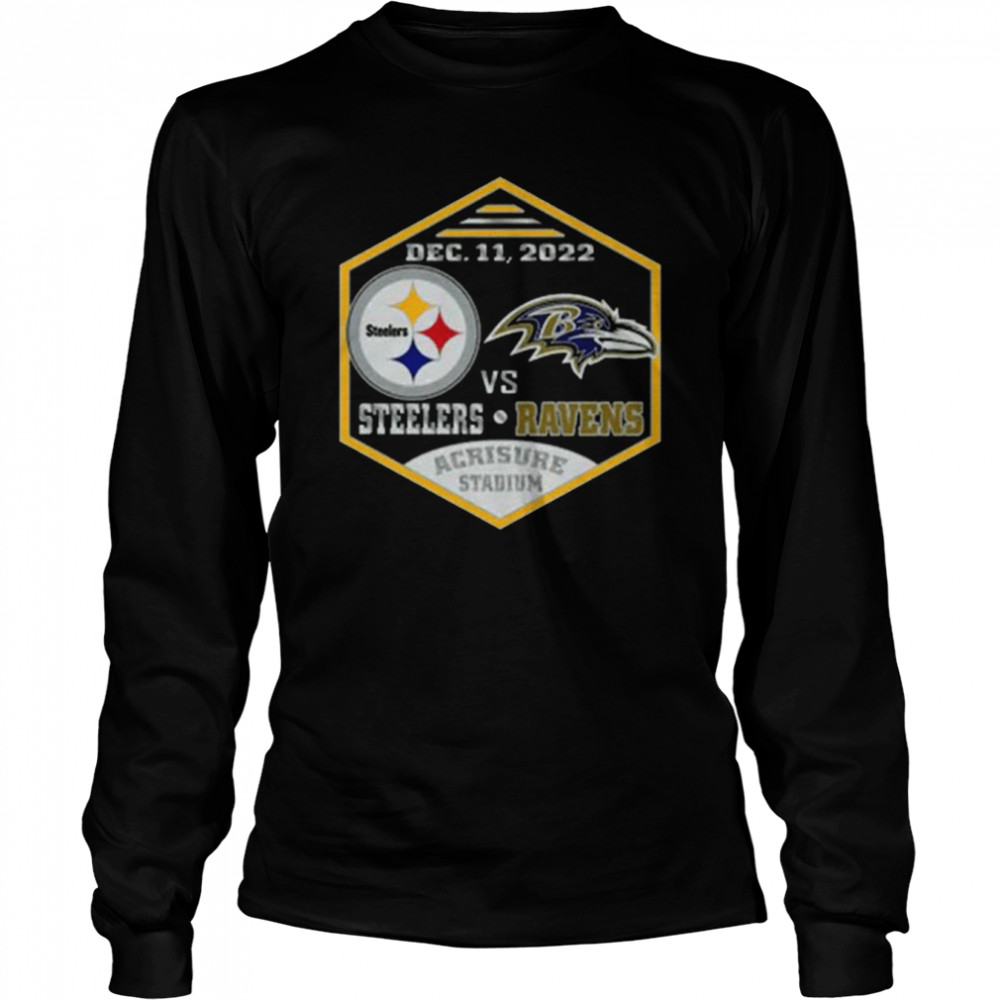 Pittsburgh Steelers Vs Baltimore Ravens Dec 11 2022 Acrisure Stadium Long Sleeved T-shirt