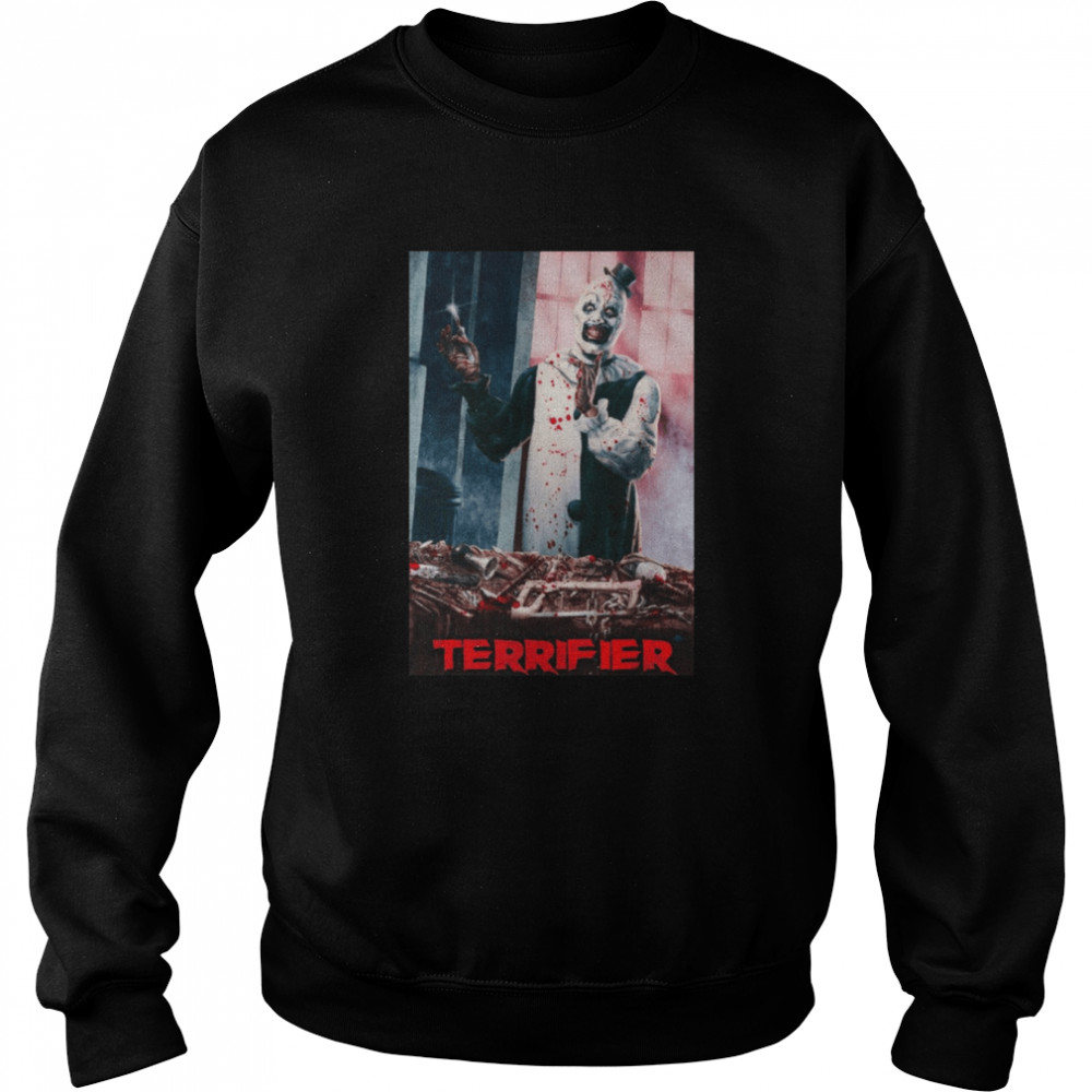 Terrifier Horror Slasher Movie shirt Unisex Sweatshirt