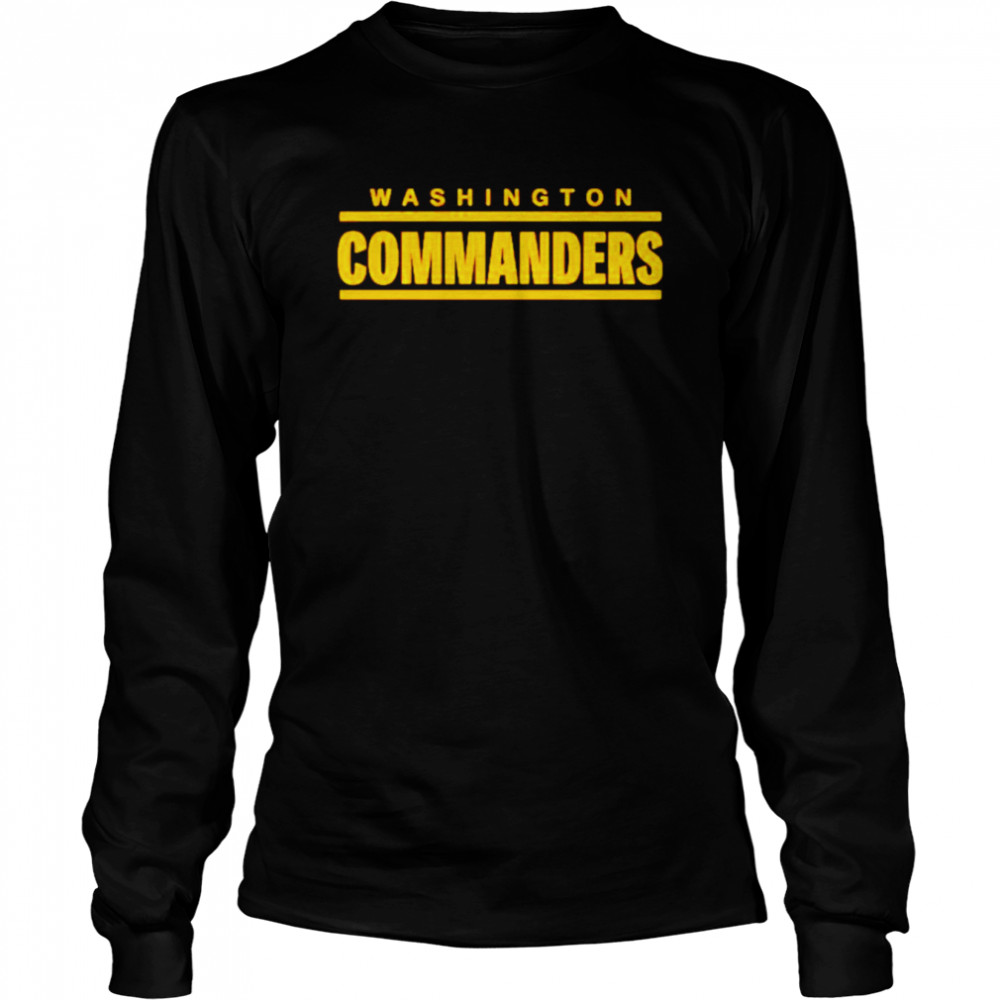 Washington Commanders t-shirt Long Sleeved T-shirt
