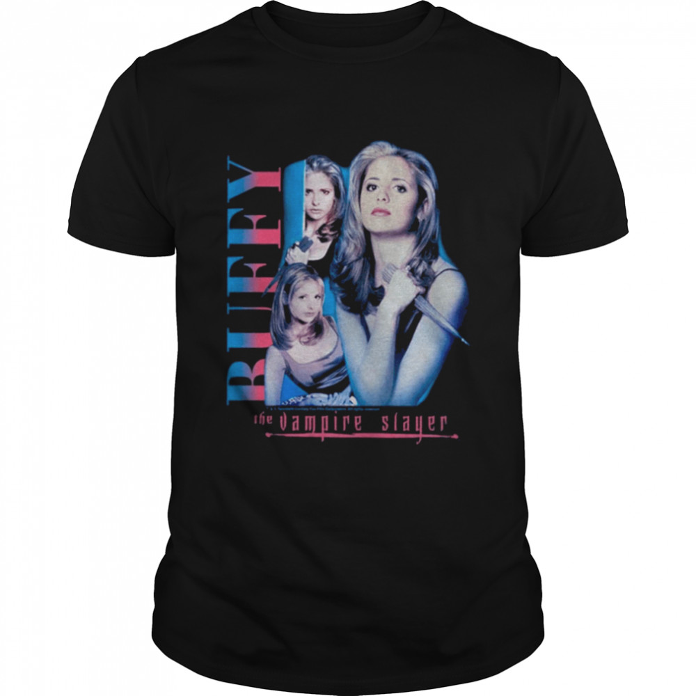 Collage Buffy The Vampire Slayer Sunny Dale Halloween shirt Classic Men's T-shirt