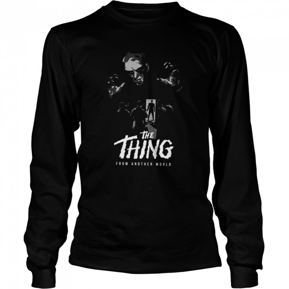 From Another World 1951 The Thing Illustration shirt Long Sleeved T-shirt