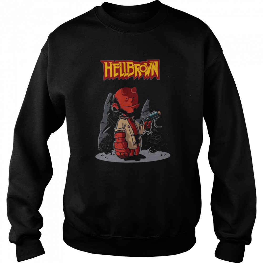 Hellbrown Funny Chibi The Hellboy shirt Unisex Sweatshirt