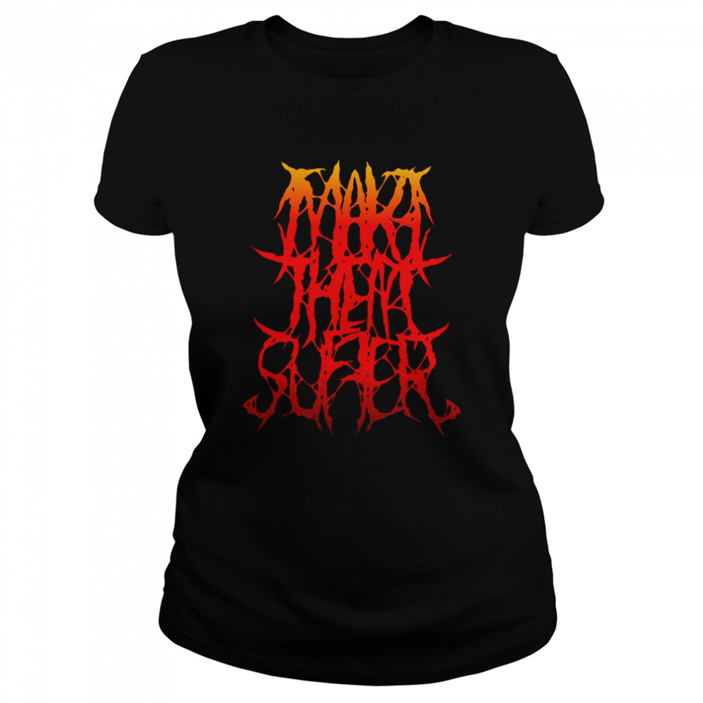 Make Them Suffer Retro Rock Band shirt Classic Women's T-shirt