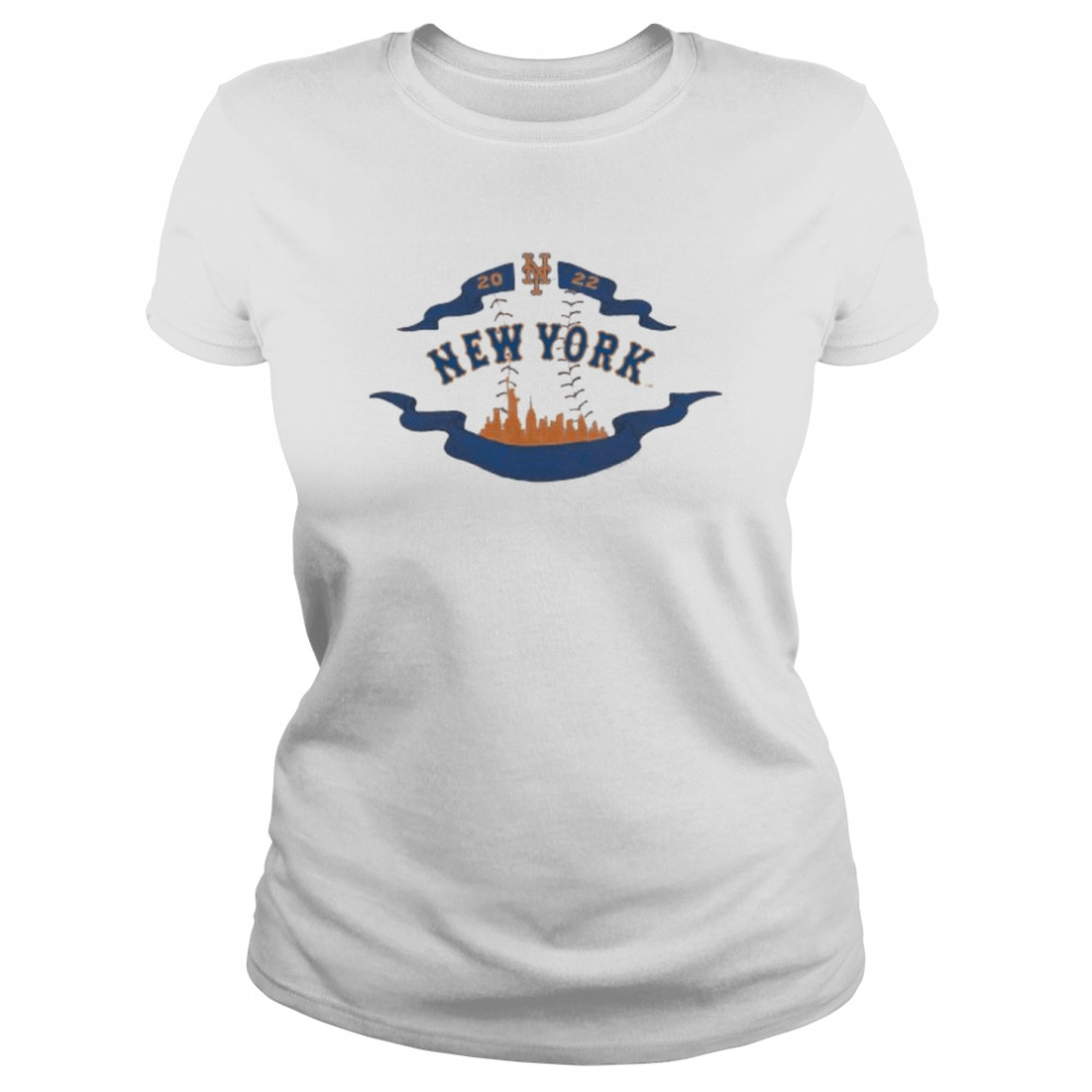New York Mets Cityscape Banner 2022 shirt Classic Women's T-shirt