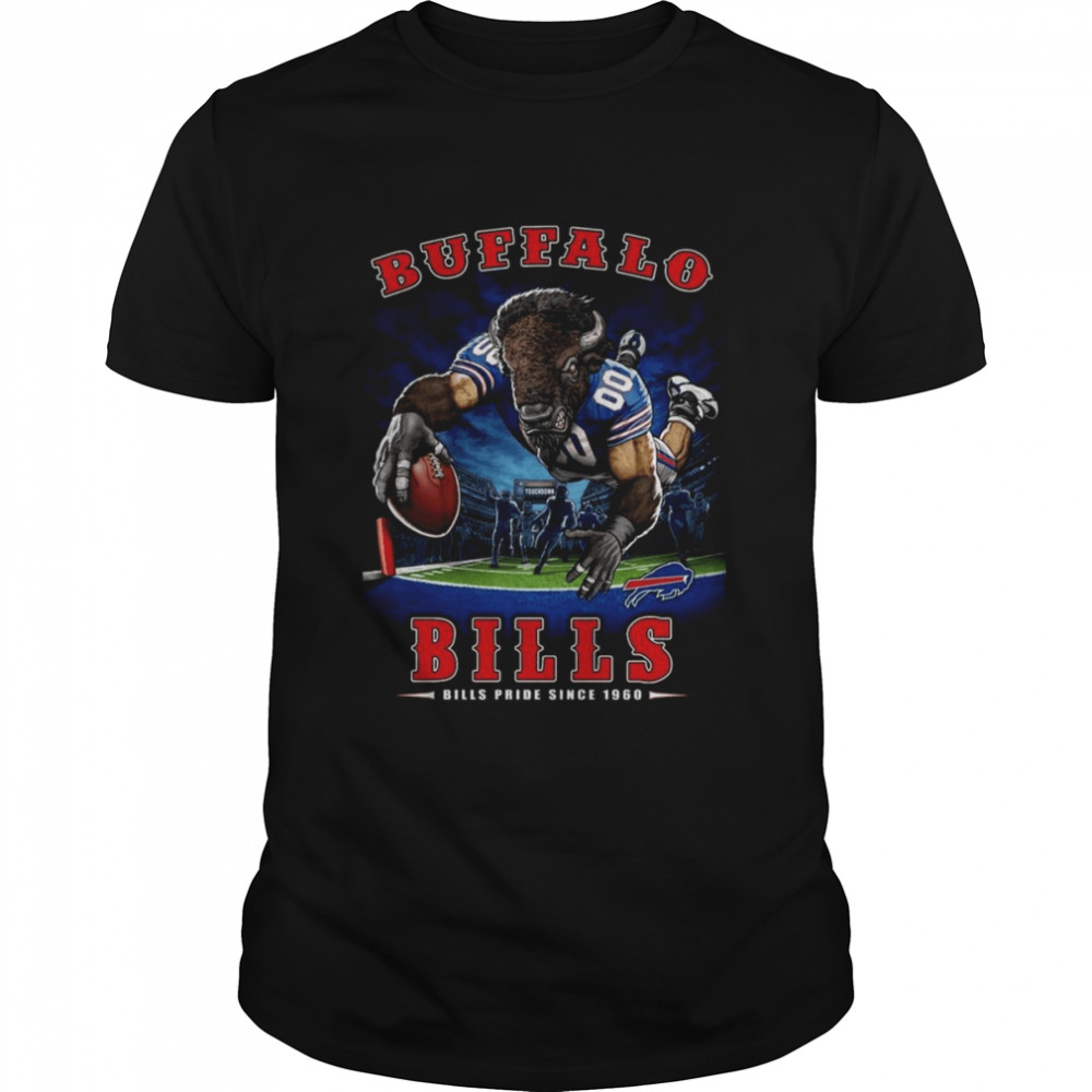 NFL Buffalo Bills Pride Since 1960 Endzone  Classic Men's T-shirt