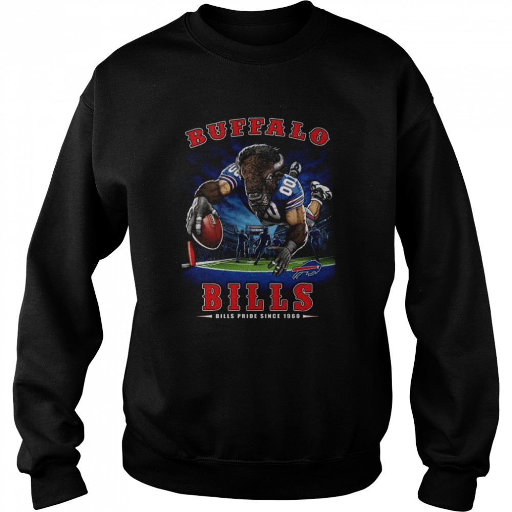 NFL Buffalo Bills Pride Since 1960 Endzone  Unisex Sweatshirt