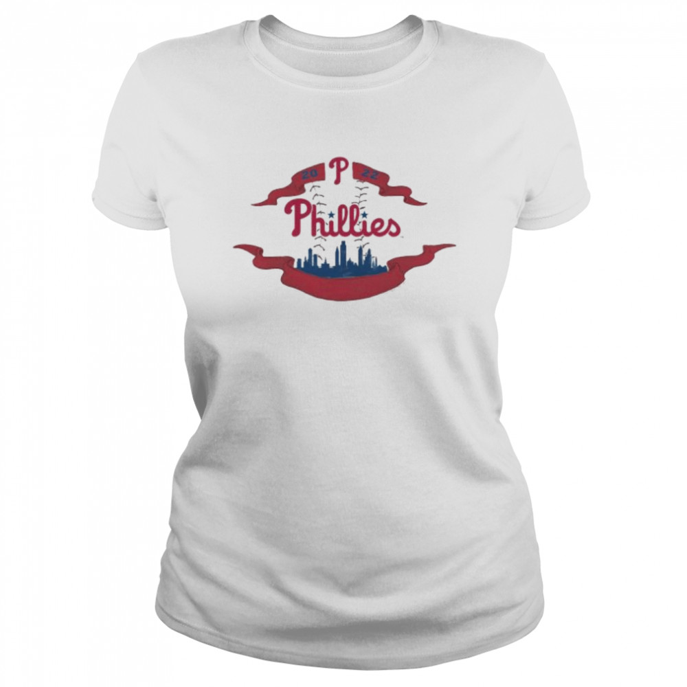Philadelphia Phillies Cityscape Banner 2022 shirt Classic Women's T-shirt