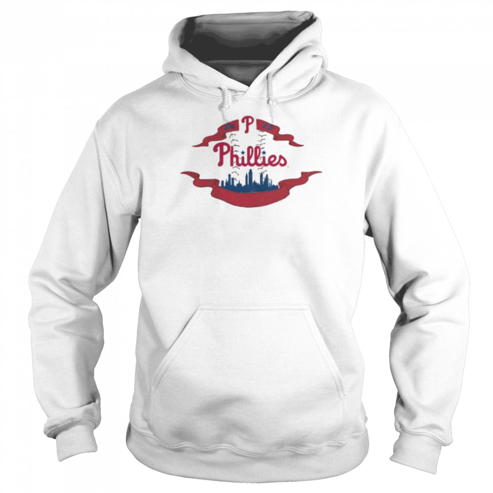 Philadelphia Phillies Cityscape Banner 2022 shirt Unisex Hoodie