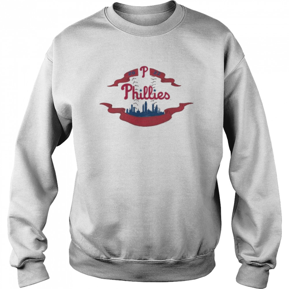 Philadelphia Phillies Cityscape Banner 2022 shirt Unisex Sweatshirt