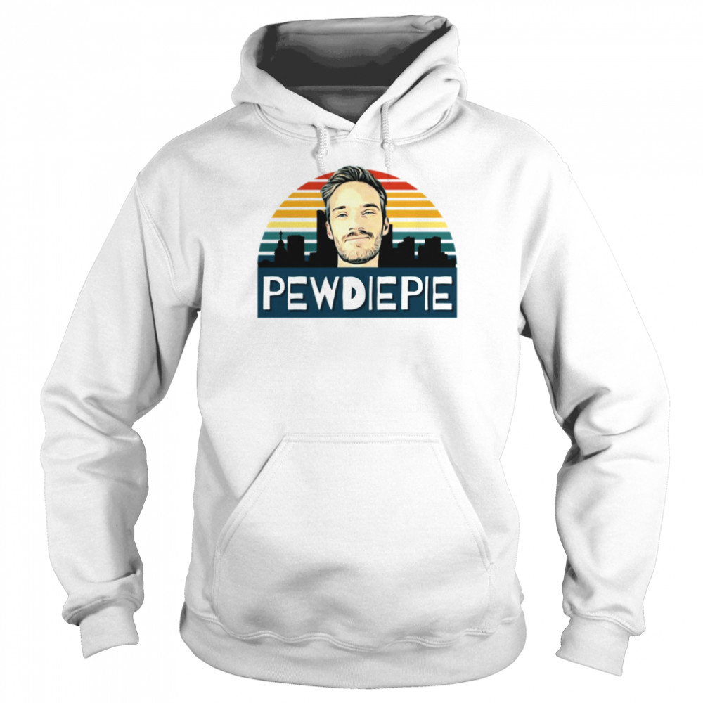 Retro The Youtube Legend Pewdiepie shirt Unisex Hoodie