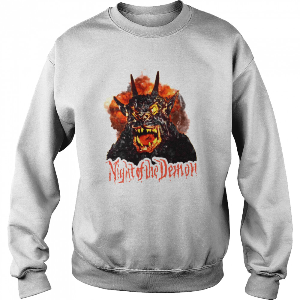 Scary Halloween Night Of The Demon Retro Cult shirt Unisex Sweatshirt