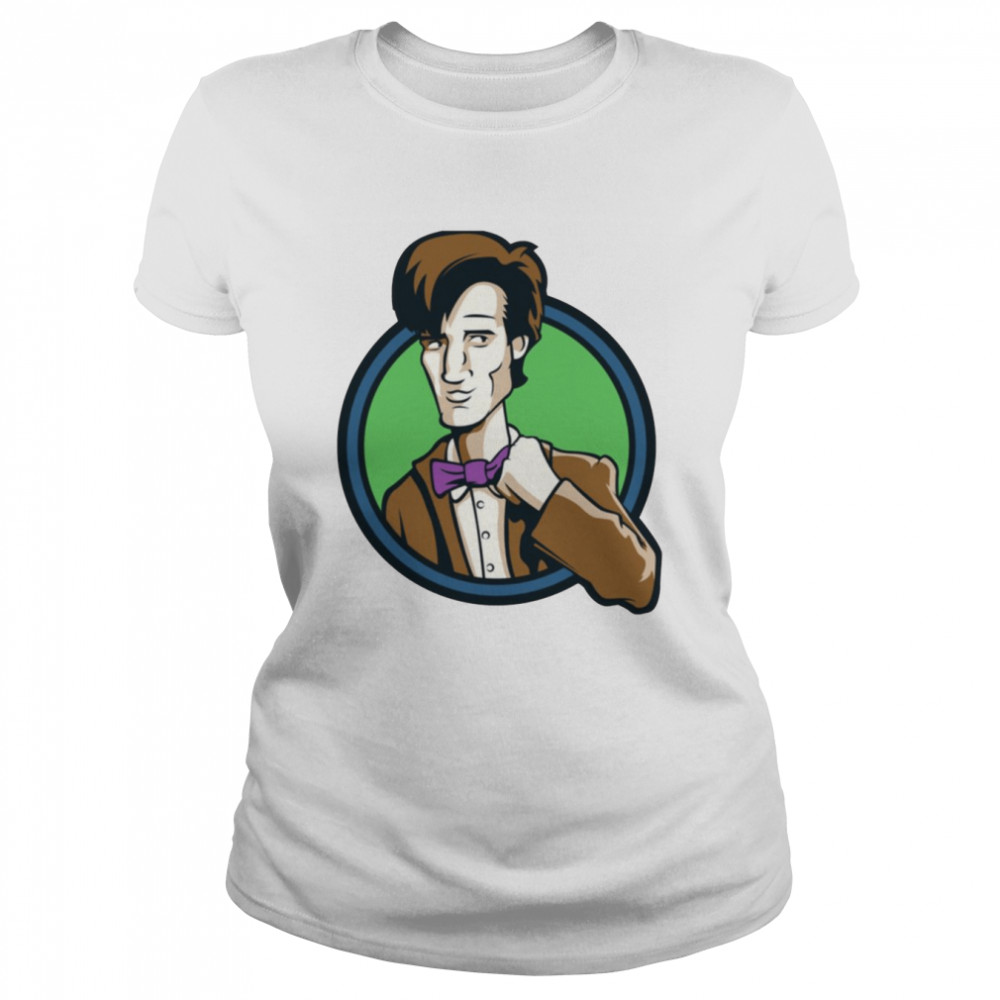 The 11th Doctor Time Travelers Series Matt Smith shirt Classic Women's T-shirt