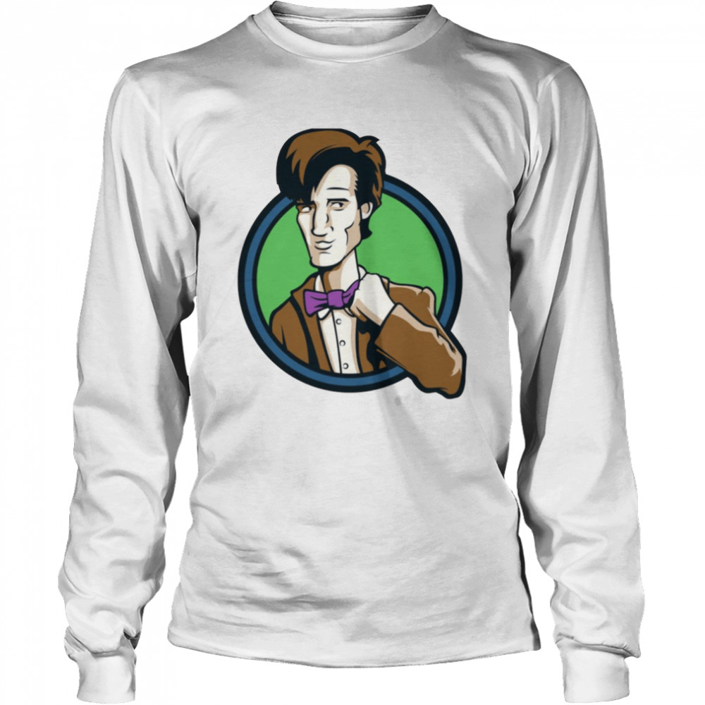 The 11th Doctor Time Travelers Series Matt Smith shirt Long Sleeved T-shirt