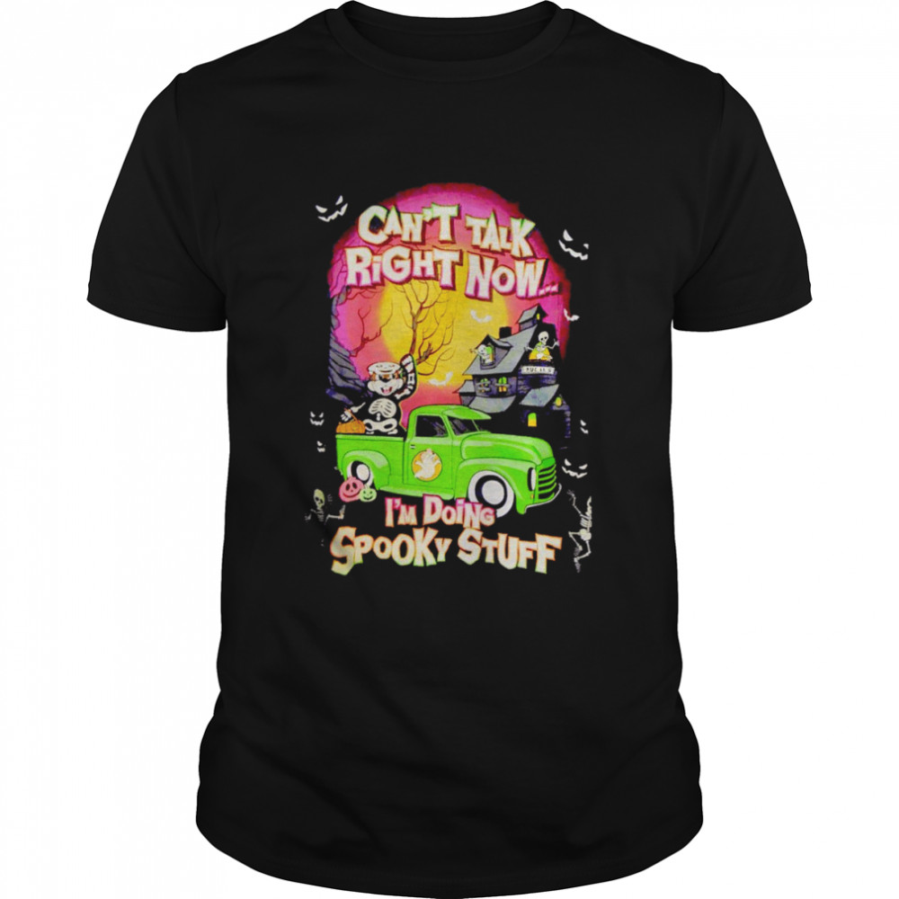 Can’t talk right now I’m doing spooky stuff Halloween shirt