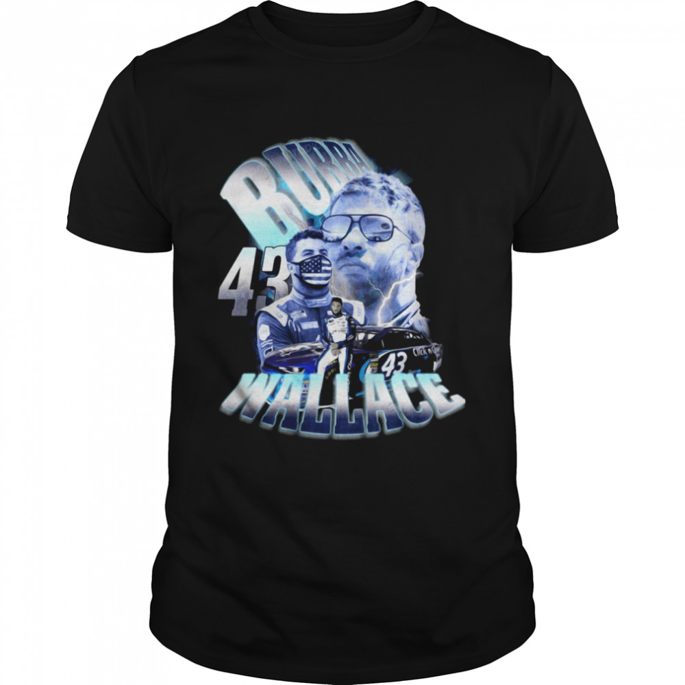 Retro Bubba Wallace Bumber 43 Racing shirt Classic Men's T-shirt