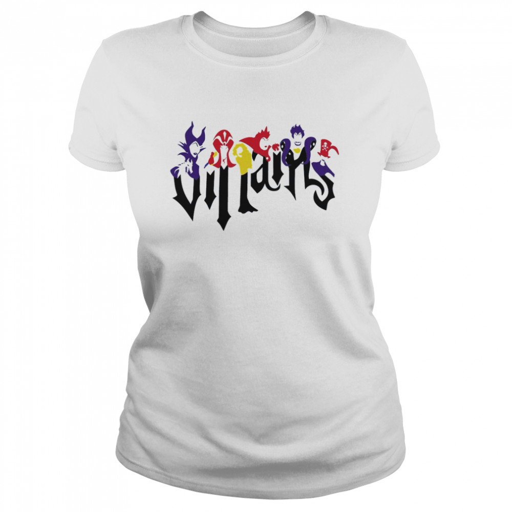 All Villains Evil Friends Halloween shirt Classic Women's T-shirt