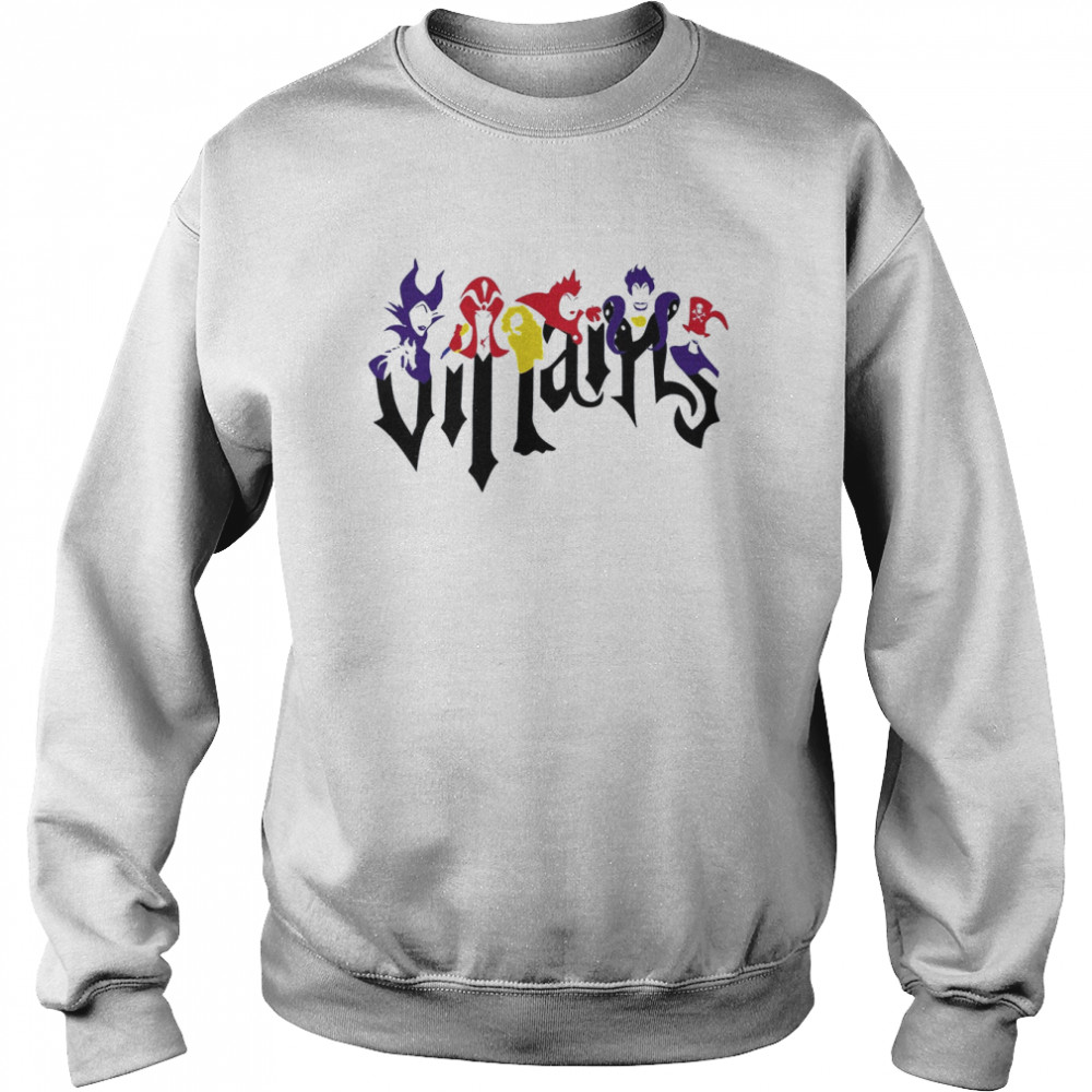All Villains Evil Friends Halloween shirt Unisex Sweatshirt