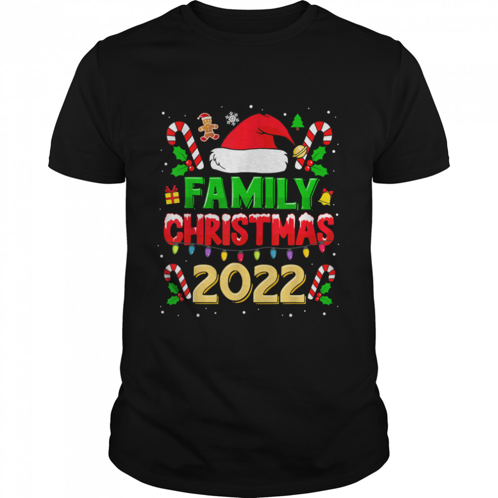Family Christmas 2022 Cute Xmas Pajamas Men Women Kids Girls T-Shirt