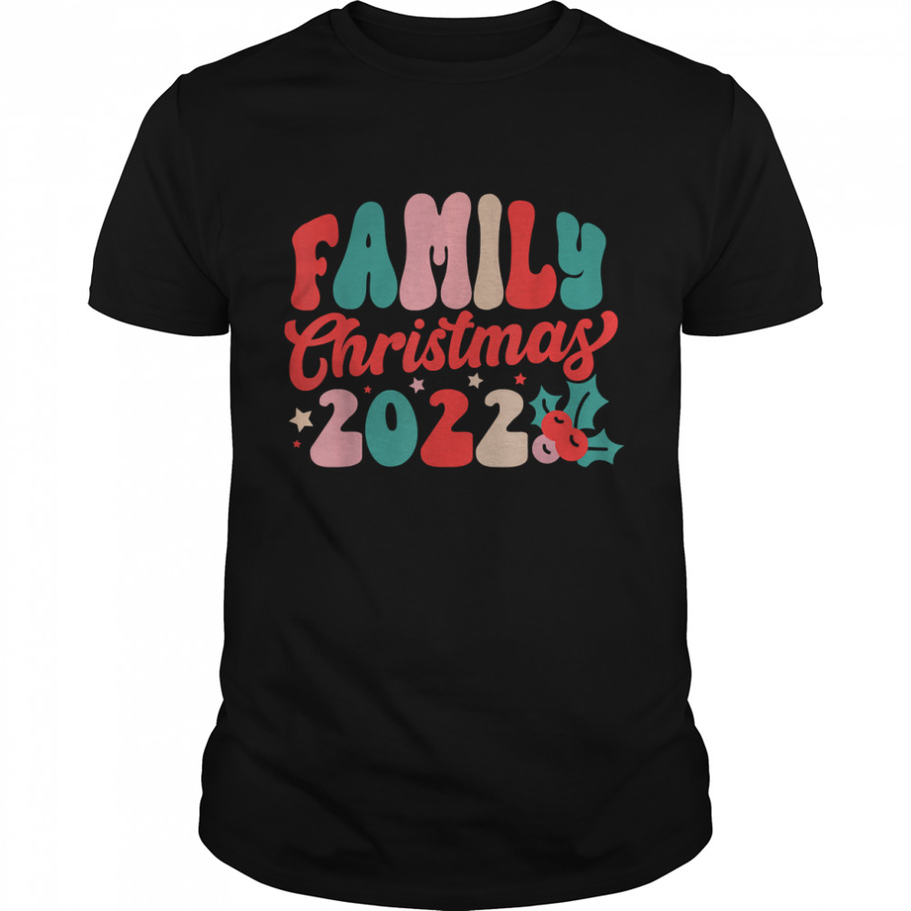 Family Christmas 2022 Matching Costume Xmas Pajamas Santa T-Shirt