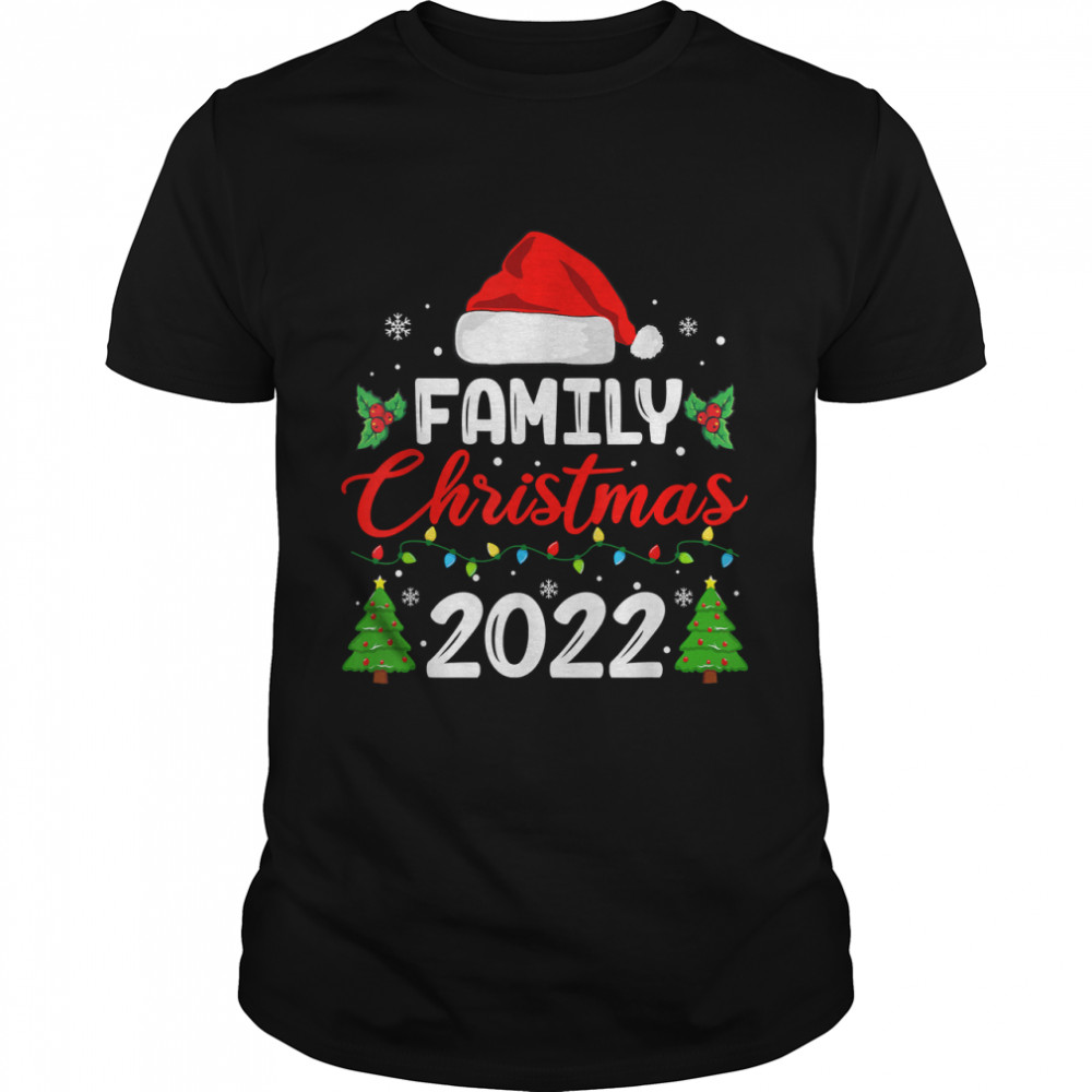 Family Christmas 2022 Matching Shirts Funny Christmas Lights T-Shirt