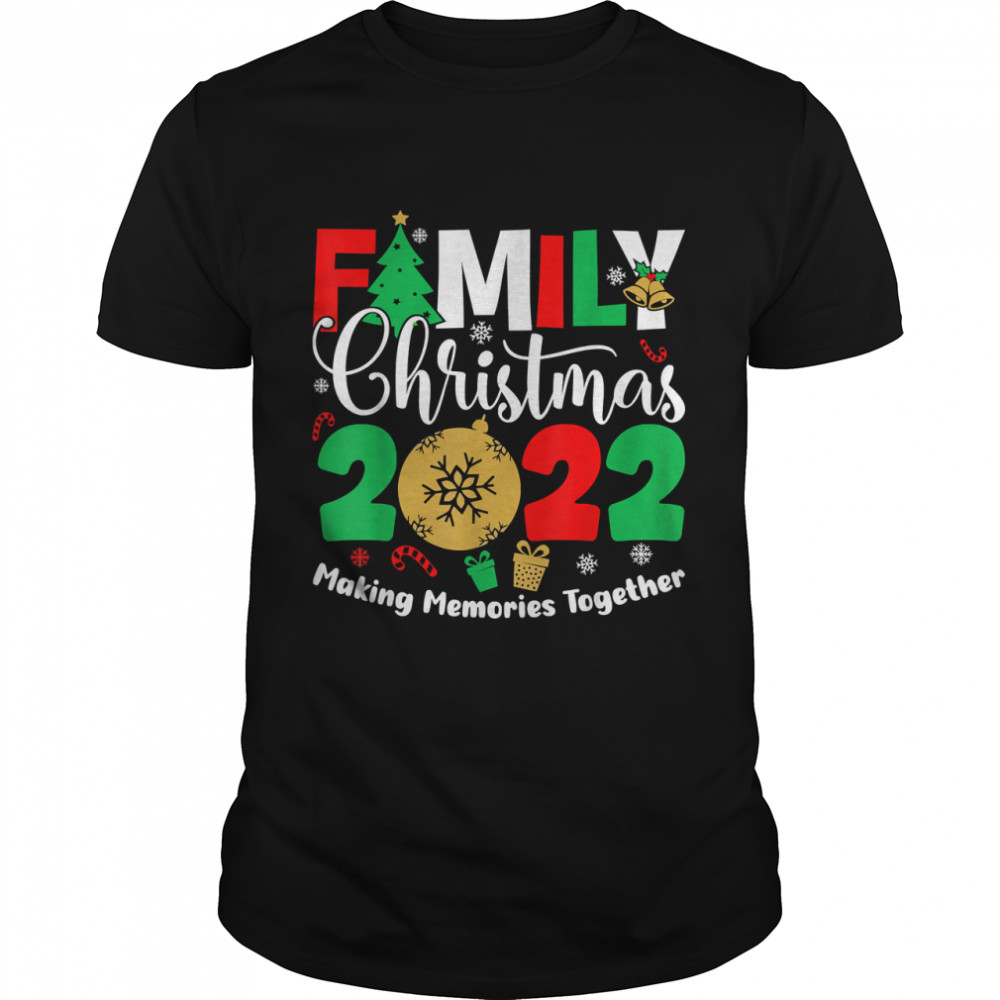 Family Christmas 2022 Matching Xmas Funny Santa Elf Squad T-Shirt