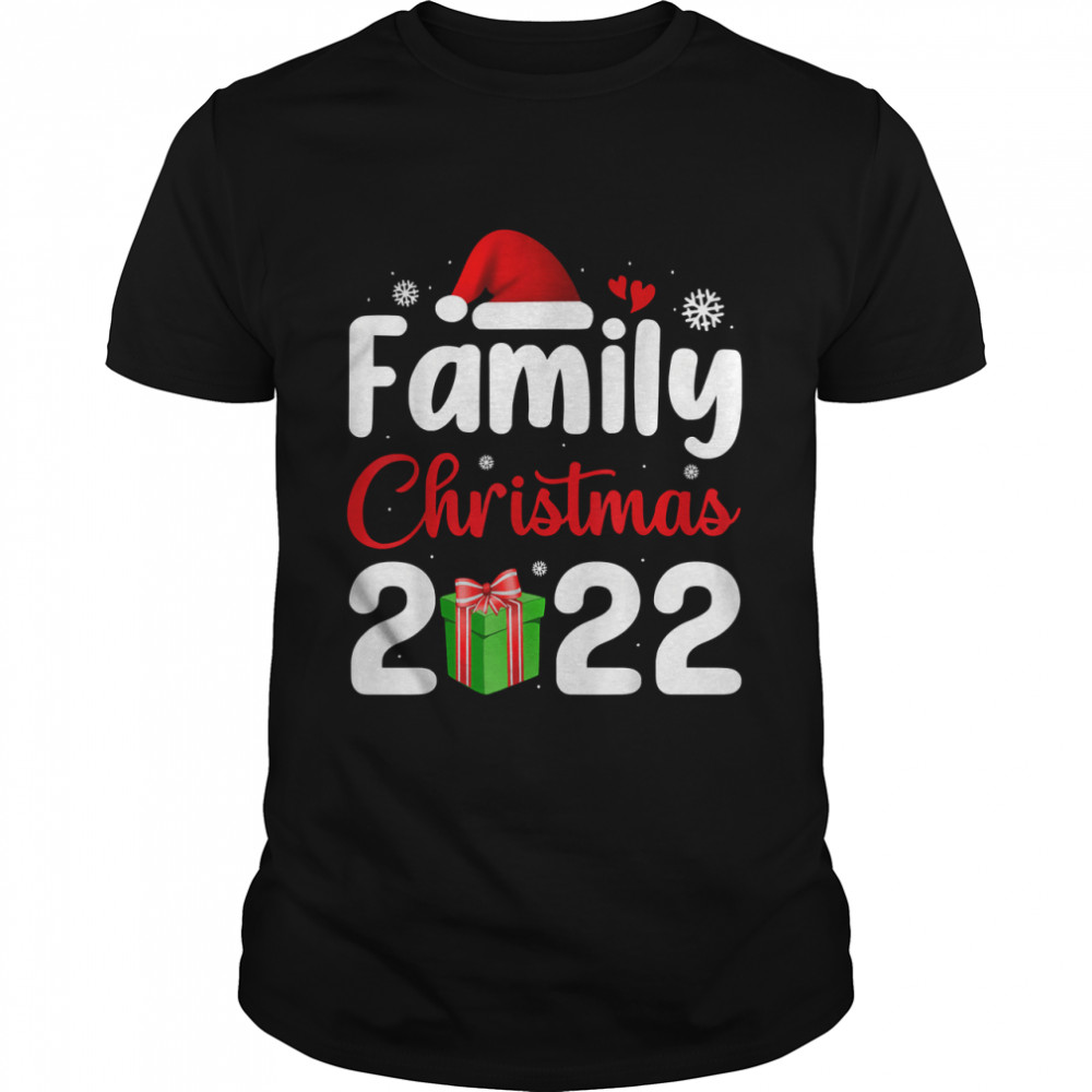 Family Christmas 2022 Matching Xmas Funny Santa Elf Squad T-Shirt