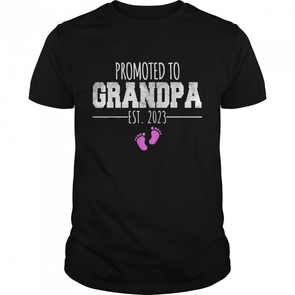 Promoted to Grandpa 2023 Christmas 2022 T-Shirt