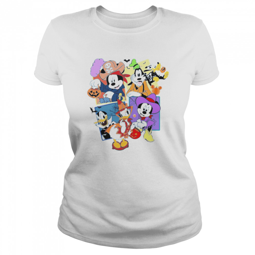 Walt Mickey And Friends Magical Kingdom Halloween shirt Classic Women's T-shirt
