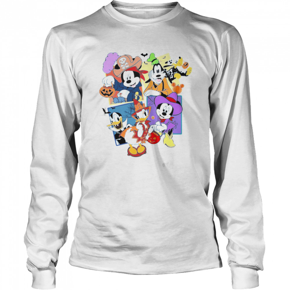 Walt Mickey And Friends Magical Kingdom Halloween shirt Long Sleeved T-shirt