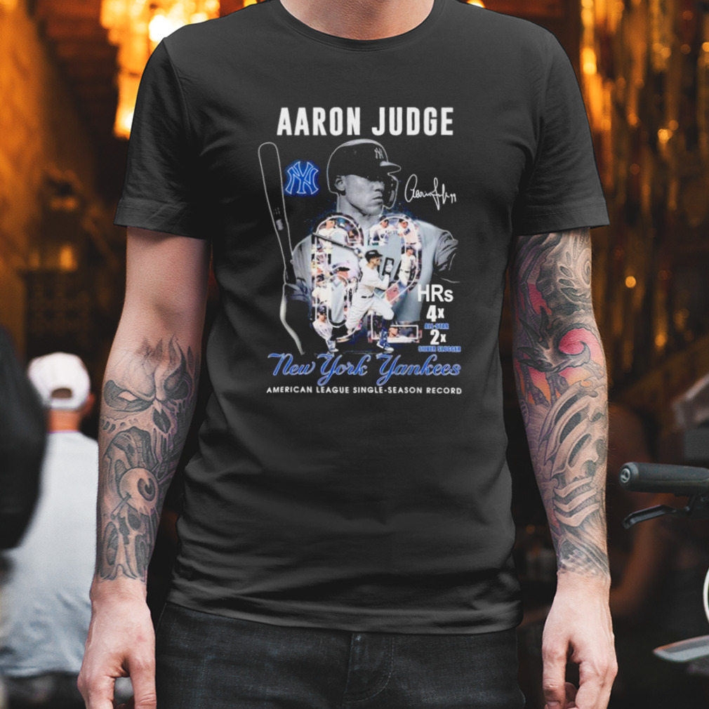 The Aaron Judge 62 Hrs Home Run New York Yankees Signature Shirt