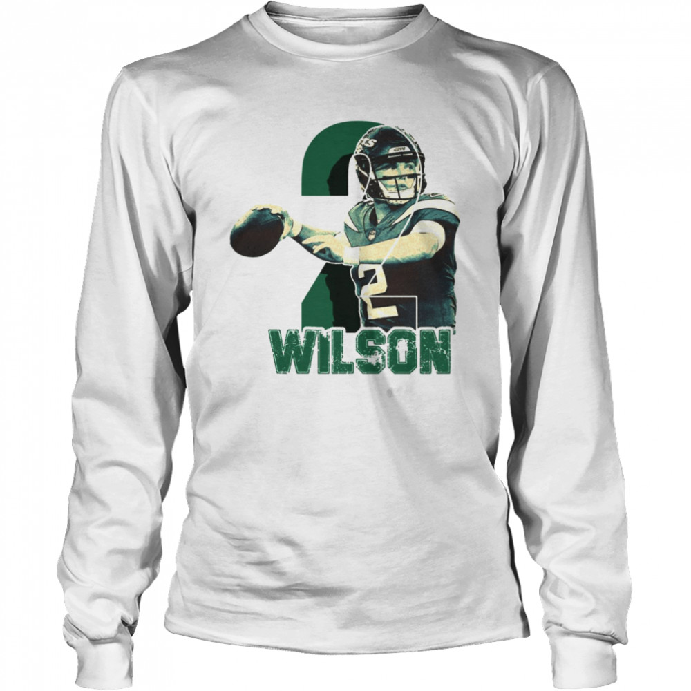 #2 Zach Wilson Football Pros Retro shirt 2 #2 Zach Wilson Football Pros Retro shirt Long Sleeved T-shirt