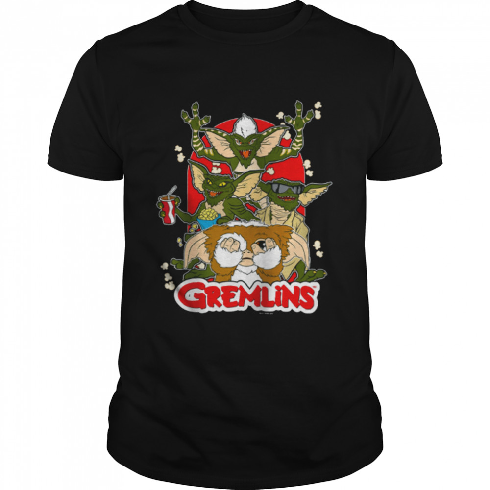 Gremlins Popcorn Horror Movie Halloween shirt